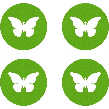 Obraz Kulatý plst podložka 10 x 10 cm