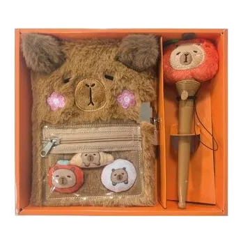 Set školních potřeb Pamiętnik Kapibara z długopisem Toysinn