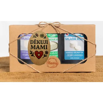 Dárková krabička Křupavý sýr Dárková sada 3 druhů lyo sýrů nejen od kozičky děkuji mami (Křupavý sýr Dárková sada 3 druhů lyo sýrů nejen od kozičky děkuji mami)