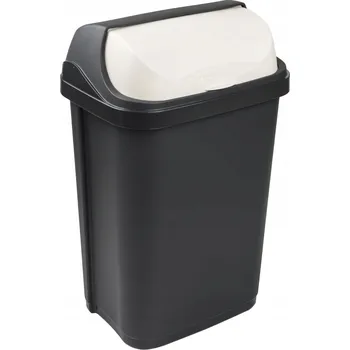 Odpadkový koš Plastový Odpadkový koš Keeeper 50l černý