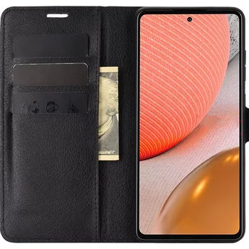 Pouzdro na mobilní telefon Flipové pouzdro Spacecase pro Samsung Galaxy A52 5G, černé