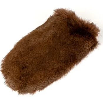 Rukavice Jako v Peřince Hladící kožešinová rukavice masážní králík světle hnědá