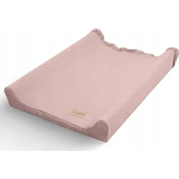 Přebalovací podložka ALBERO MIO Mušelínový potah na přebalovací podložku Cotton Color růžový