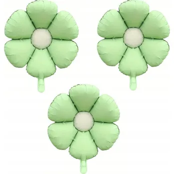Balónek Fóliové balónky Květiny zelené - 50 cm - 3 ks