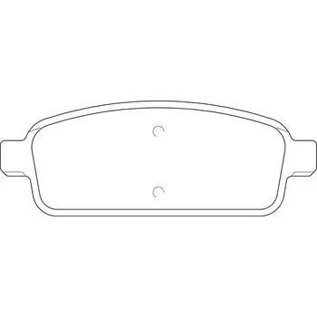 Brzdová destička Sada brzdových destiček, vždy 4 kusy v sadě MOTAQUIP LVXL1626