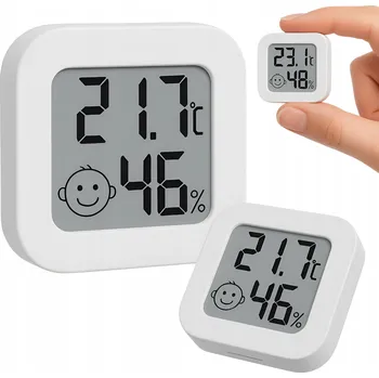 Domácí teploměr Elektronický Teploměr Pokojový Vlhkoměr Digitální Mini LCD Bezdrátový
