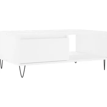 Konferenční stolek Konferenční stolek bílý 90x60x35 cm, imitace dřeva