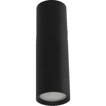 Svítidlo TUBA Stropní Karadon pro žárovku 1x GU10 LED černé 56x170mm