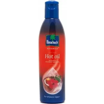 Vlasová regenerace Olej na vlasy a pokožku hlavy Parachute Hot Oil 190 ml