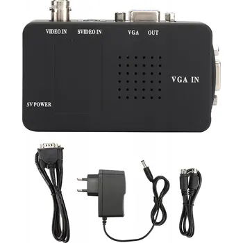 IP kamera BNC S-Video na VGA HD Konvertor Adaptér