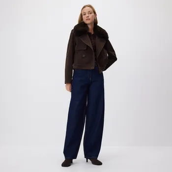 Dámské džíny Reserved - Džíny balloon fit - tmavomodrá - 575GE-59J - 575GE-59J-36