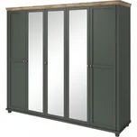 MOB Elvina S Typ 21 (tmavě zelená + dub lefkas)