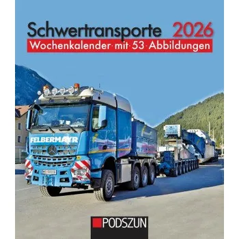 Kalendář Schwertransporte 2026 (DE)