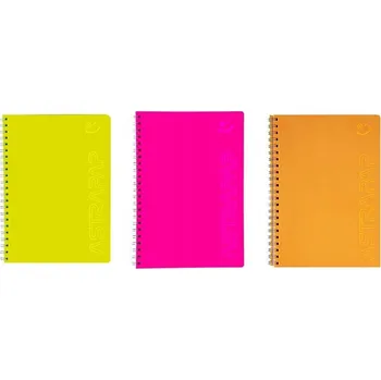 Sešit Sešit A4 s linkami pro dívky, velký sešit pro chlapce od astra papiernicze, 100 listů