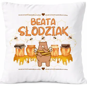 Polštář Dárek Polštář pro Adama, syna, dítě s potiskem