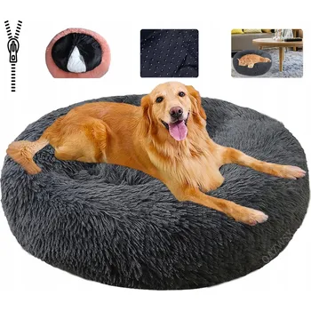 Pelíšek pro psa Pelíšek pro psa kočku protiskluzový plyšový polštář , kulatý, 40 cm