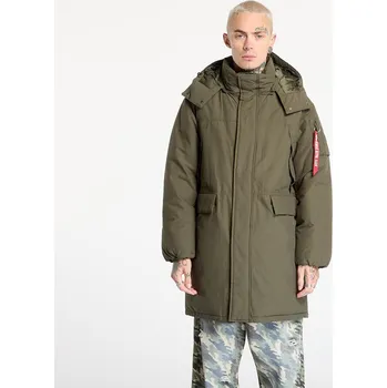 Bunda Alpha Industries pánská, béžová barva, zimní, 148124 87X, vel. M