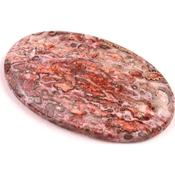 Přírodní kámen Kabošon Jaspis Leopard Skin č.6949 (39x23x5mm)