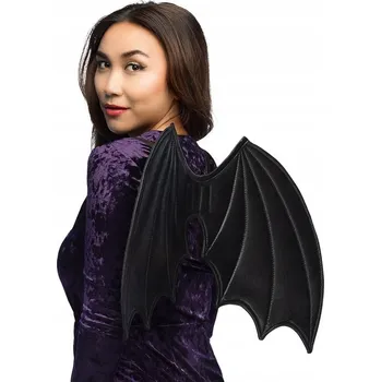 Netopýří křídla Lyra černá křídla upíra na Halloween