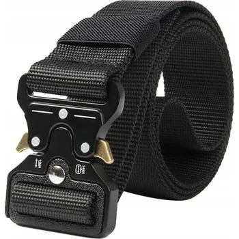 Opasek Pásek pásek BSH ADVENTURE černý nylonový, 120 cm, automatická spona