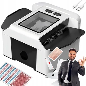 AUTOMATICKÁ MÍCHAČKA KARET STROJ NA ROZDÁVÁNÍ KARET 4000MAH PRO UNO