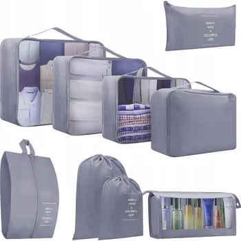 Příslušenství pro čtečku elektronické knihy CESTOVNÍ SADA 9 ORGANIZAČNÍCH TAŠEK DO KUFRU, ZÁSUVKY NEBO SKŘÍNĚ