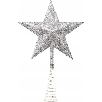 Vánoční dekorace Špičky na stromeček Hvězda 23 cm 1 ks