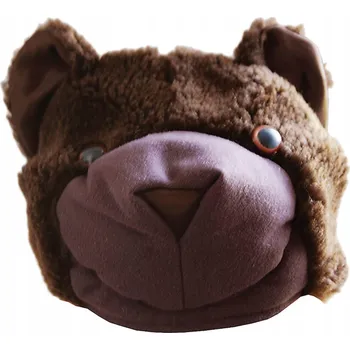 Čepice Čepice medvídek Gama hnědá