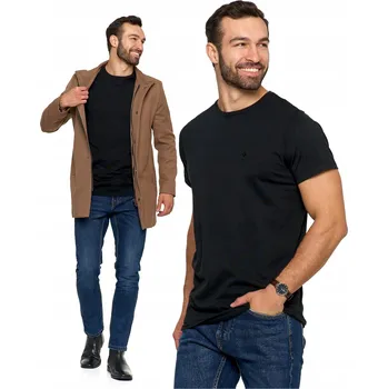 Pánské tričko Moraj OTS1500-003 černá 3XL Tričko T-SHIRT klasické s kulatý výstřihem