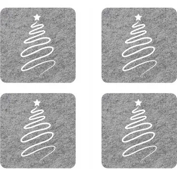 Obraz Kvadratická podložka plst 10 x 10 cm