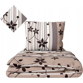 Povlečení Povlečení 140 x 200 cm, 70 x 80 cm, 140 g/m2, bavlna 100% popínavá béžová barva