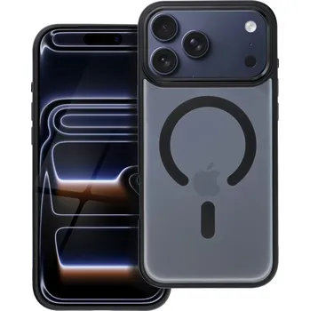 Náhradní kryt pro mobilní telefon Matné kryt Mag Cover s MagSafe pro iPhone 17 Pro Max Black