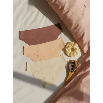 Dámské spodní prádlo Sinsay - Sada 3 kusů kalhotek - vícebarevná - 120GF-MLC - 120GF-MLC-M