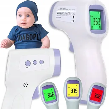 Teploměr osobní Bezkontaktní IR lékařský teploměr Infračervený elektronický LCD