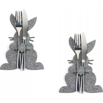 Příbor Pouzdro na příbory příbory Velikonoce zajíček 21 cm