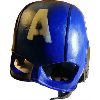 Helma na motorku Maska/přilba Steva Rodgerse "CAPTAIN AMERICA, FOREVER!"