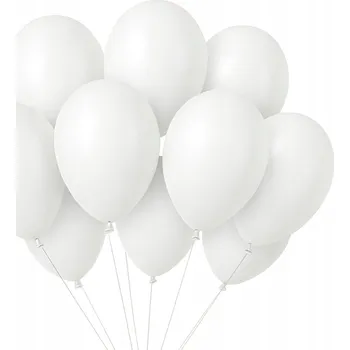 Balónek Latexové balónky pastelově bílé 12" 100 Ks