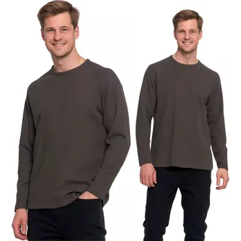 Pánské tričko Pánské Bavlna s dlouhým rukávem Kulatý Tričko MORAJ L