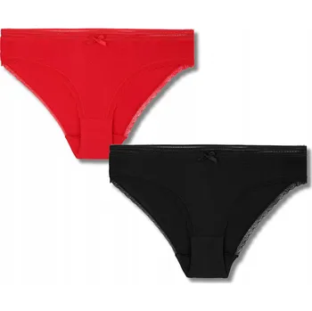 Kalhotky Moraj BDM500-041 červená bavlna klasický střih červený Kalhotky XL KALHOTKY