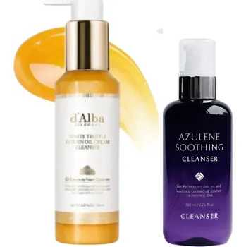 CELL BY CELL & D'ALBA - ODLIČOVACÍ KOMBO OLGY MENZELOVÉ - Luxusní duo pro každodenní očistu pleti