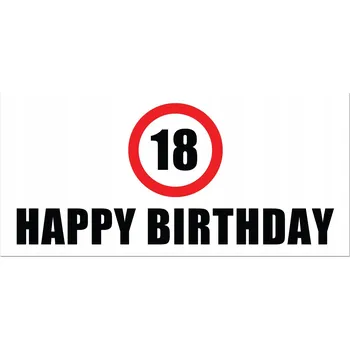 Plakát Narozeninový Plakát k narozeninám 18 let 70x33 cm