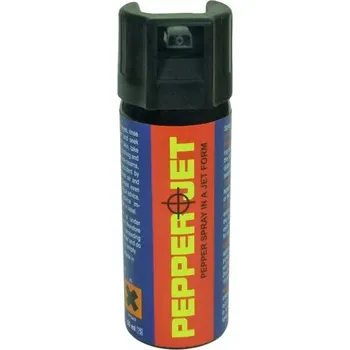 Bojový sport Obranný sprej PEPPER JET 50ml (Pepřový sprej s výstřikem charakteru paprsku s dosahem až 4 metry)
