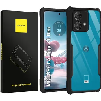 Pouzdro na mobilní telefon Zadní Kryt Spacecase pro Motorola Edge 40 Neo, černý
