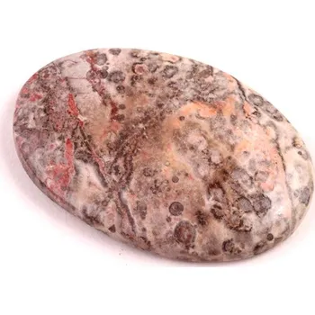 Přírodní kámen Kabošon Jaspis Leopard Skin č.6929 (35x24x5mm)