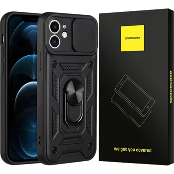 Pouzdro na mobilní telefon Zadní Kryt Spacecase pro Apple iPhone 12 černý