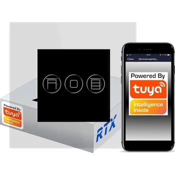 vypínač Dotykový spínač rolet ČERNÝ ZigBee TUYA RTX SH