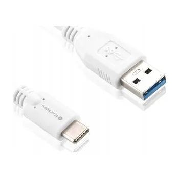 Datový kabel Kabel GoGEN USB typ C - USB typ C 1 m bílý
