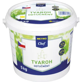 Výhodná cena Tvaroh měkký 16 % chlaz. 5 kg
