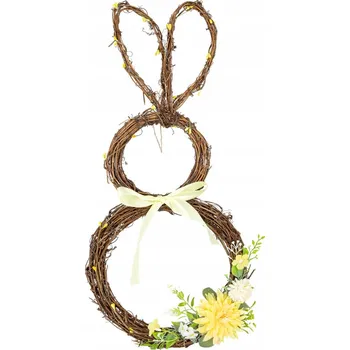 Velikonoční dekorace Velikonoční závěs z dřeva - zajíc