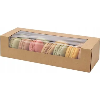 Jednorázové nádobí Papírové cukrářské obaly 20x7 cm 25 ks